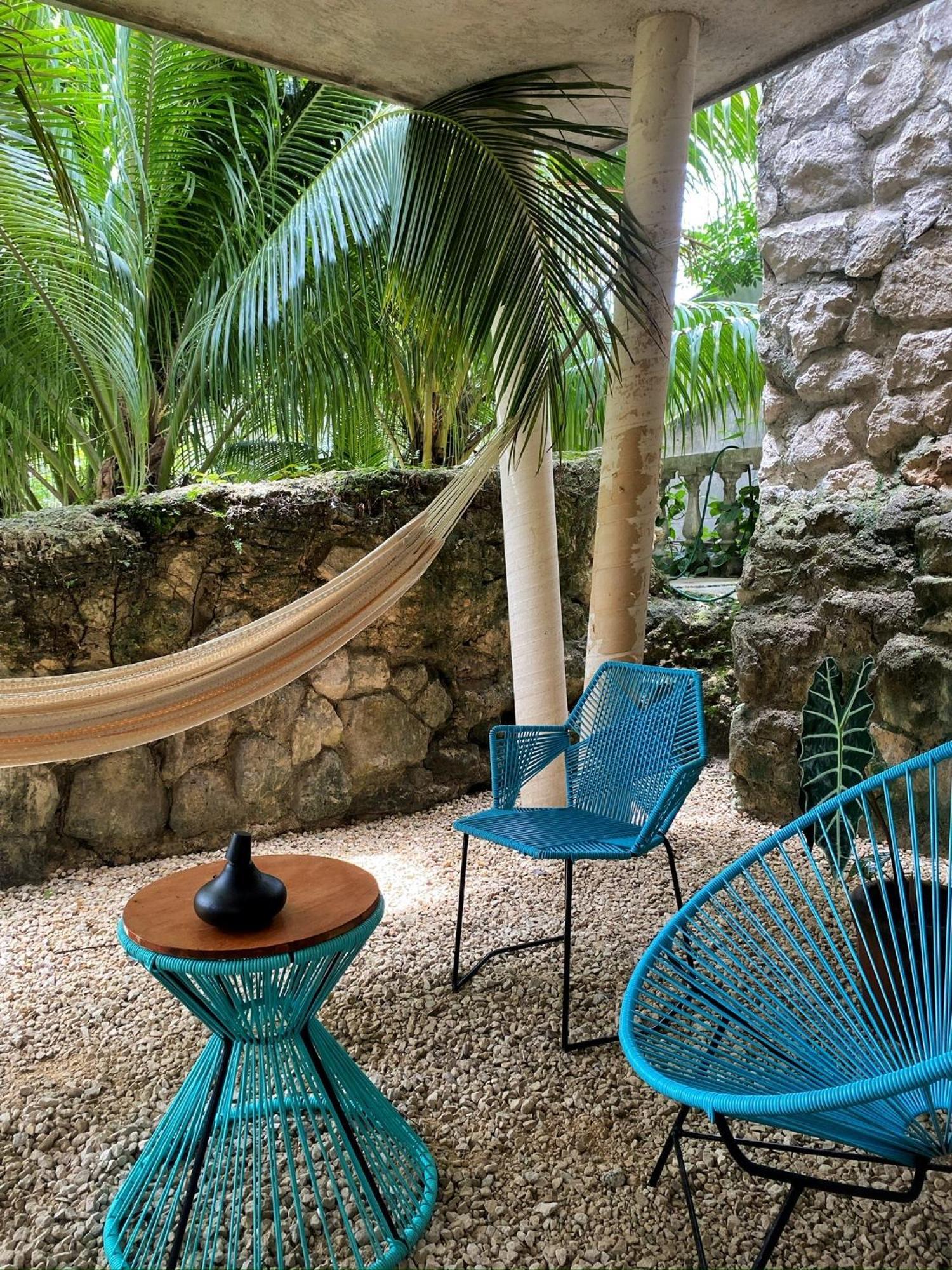 Elmar Hostel Bacalar Exteriör bild